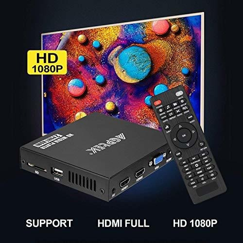 Reproductor Multimedia 1080p Hdmi Dual Unidad Usb 32 Gb