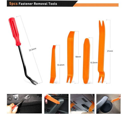 Imagen 5 de 8 de Pines O Clips Universales Para Todas Las Marcas De Carro 635