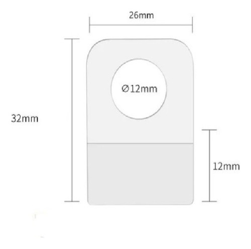 Perchas Adhesivas Hang Tabs Cola De Pato X1000 Pzas 32x26 Mm