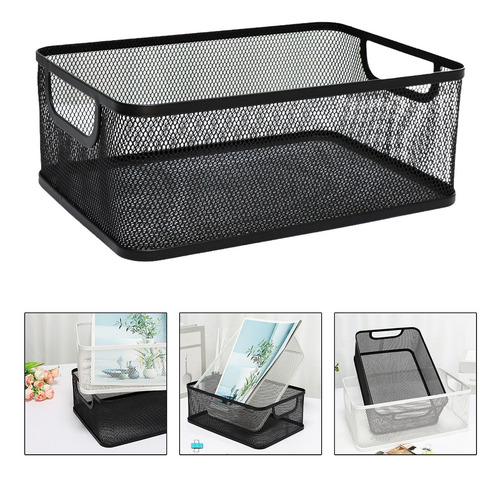 Cesta De Almacenamiento, Soporte Para Juguetes, Grande Negro