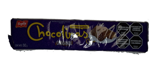 Galletitas Chocolinas Original Bagley 262 Grs Pack 10 Unid