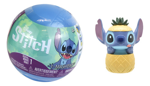 Squishy Capsula Sorpresa Stitch Color Azul