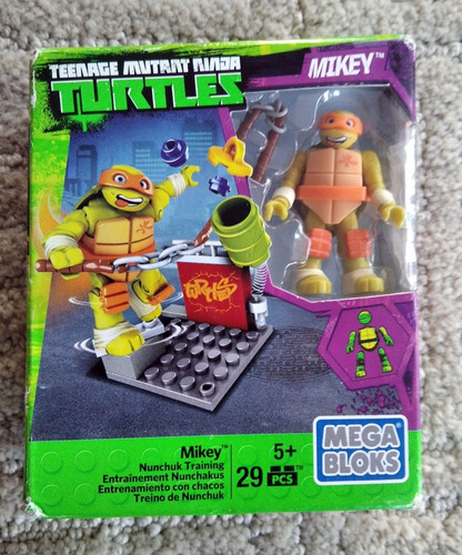 Mega Bloks Tmnt Tortugas Ninja Mickey Miguel Angel 29 (Usado)