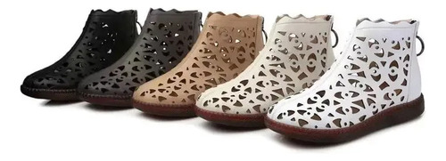 Botines Holgados Y Sandalias De Suela Plana Para Mujer