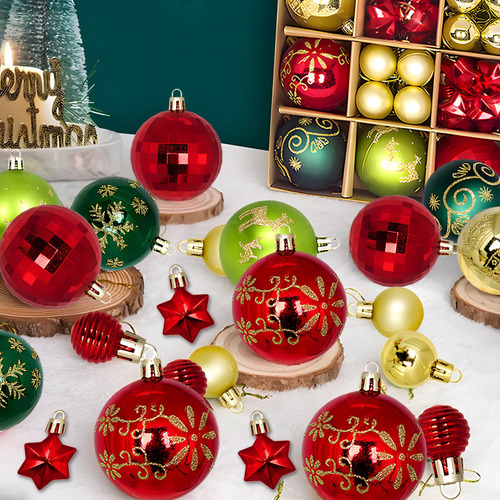 44 Bolas Colgantes De Árbol De Navidad Para Decoración De Fi