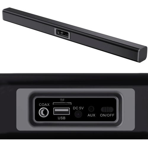 Barra Sonido Bluetooth Sd Radio Smart Tv Cine Usb A Batería