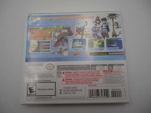 Pokemon Moon Nintendo 3ds 2ds Original (Usado)