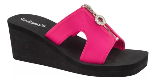 Sandalias Rosa Mexicano Con Plataforma Slickers 