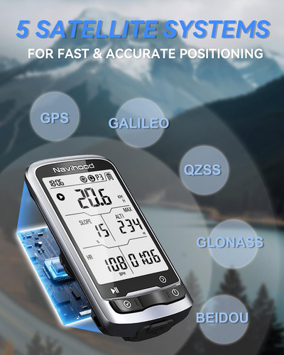 Computadora De Bicicleta Gps Pantalla 2.3 Pulgadas Impermeab