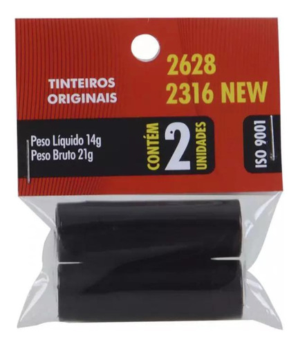 Kit 02 Un Tinteiro Original Fixxar P Etiq Mx  2316 E 2628