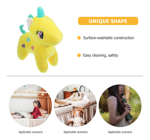Cojines Con Forma De Unicornio, Relleno De Algodón, Peluche,