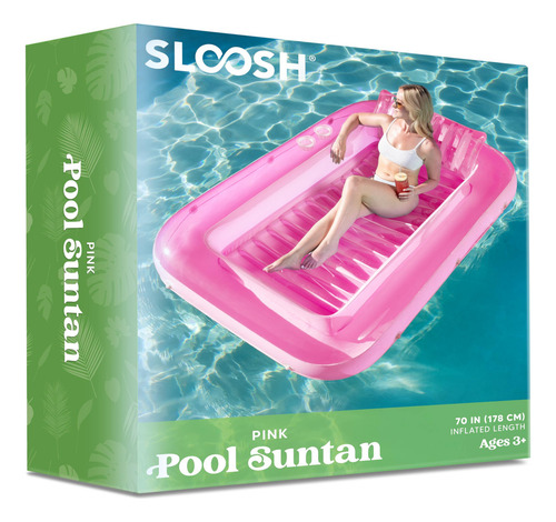 Pelota Para Pileta Sloosh Sloosh - Rosa