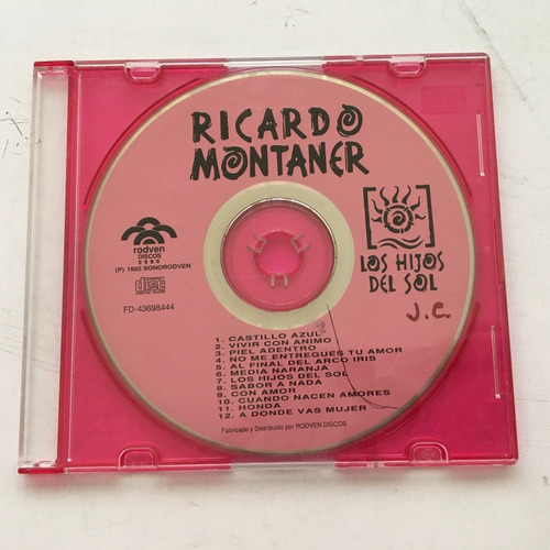 Cd Original Ricardo Montaner - Los Hijos Del Sol