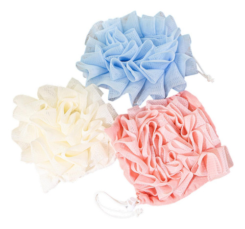 3 Pieces Shower Loofah Sponge Shower Sponge Skin Friendly