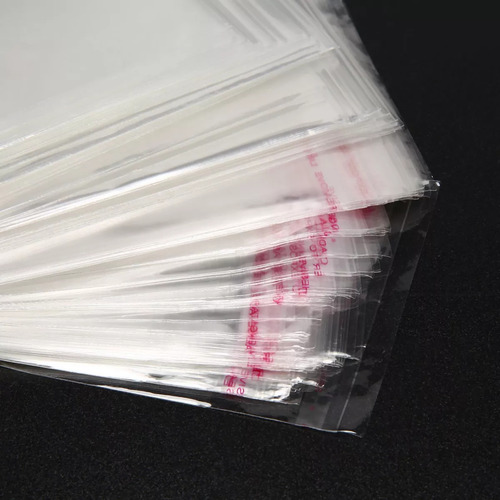 200 Bolsas De Plástico Autoadhesivas Transparentes De 7 Cm X