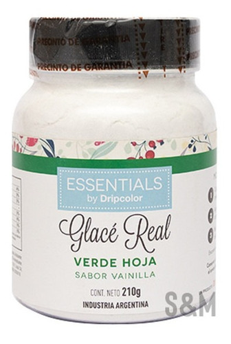 Polvo Para Hacer Glacé Real Verde Hoja