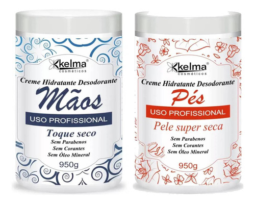 Kit Hidratante Mãos E Hidratante Mãos 950g - Kelma