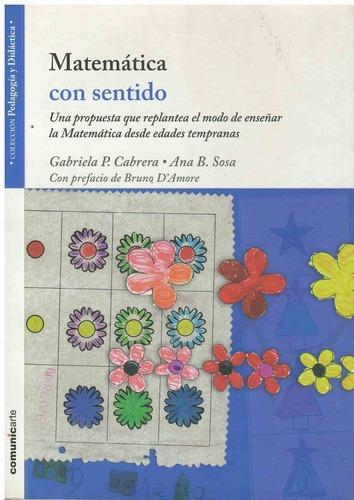 Matematica Con Sentido, De Cabrera, Gabriela Pilar. Editorial Comunic-arte En Español