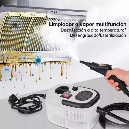 Limpiador A Vapor Portátil De 2500 W Multifuncional 1.2l