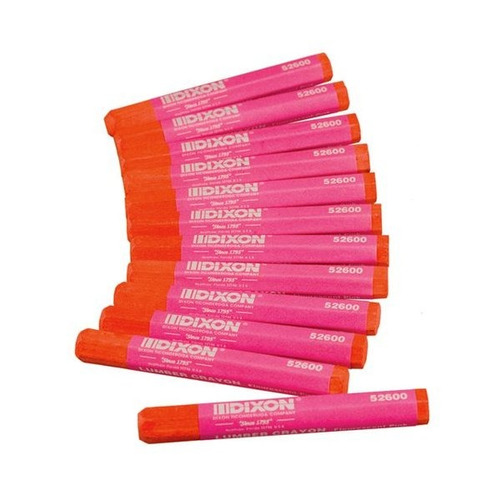 Dixon 52600 Madera Crayones, Rosa Fluorescente, Paquete De 1