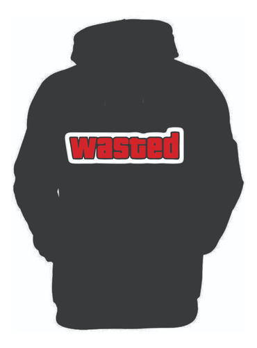 Sudadera Hoodie - Wasted - Gamer - Videojuegos