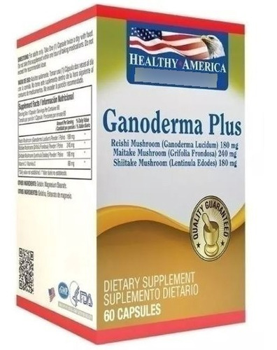 Ganoderma Plus Healthy America X60 Capsulas