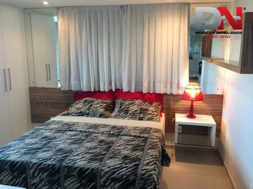 Imagem 2 de 6 de Flat Com 1 Dormitório À Venda Em Ponta Negra - Fl0010