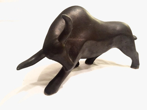 Cerámica Al Horno Toro Pequeño 14cm De Largo X 7cm De Alto