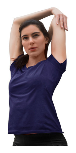 Imagen 7 de 10 de Camiseta Mujer Deportiva Antitranspirante Dryfit Nacional