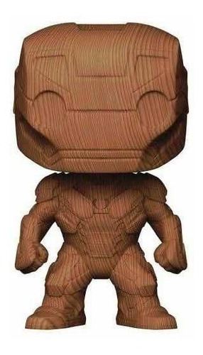 Iron Man Wood 674 Marvel Avengers Ee Exclusive Funko Pop