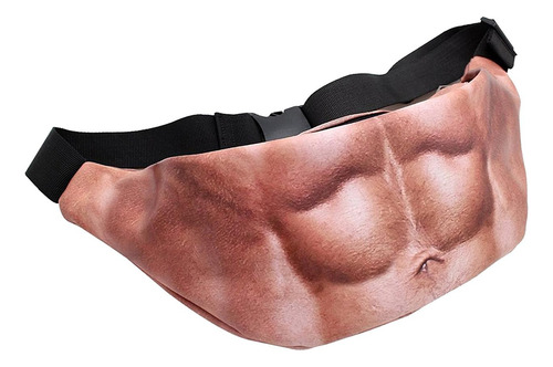 Bolsa De Cintura Com Barriga 3d Moda Presentes Engraçados