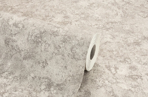 Imagem 8 de 10 de Papel De Parede Cimento Queimado Cinza 9,5mx52cm Begônia