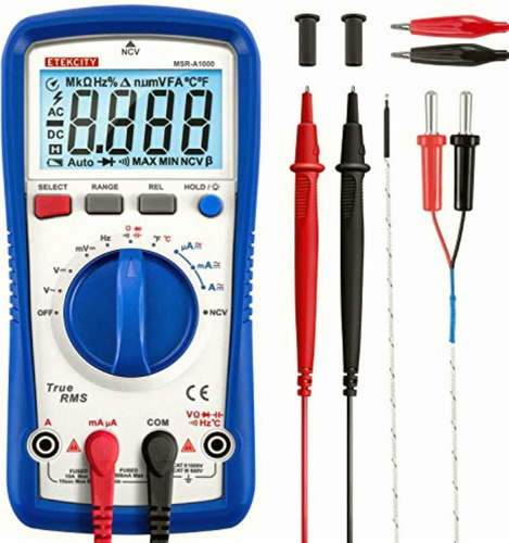 Etekcity Professional Digital Multimeter A1000, Trms 6000