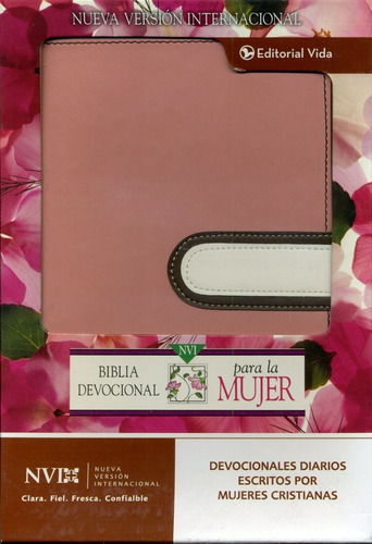 Biblia Devocional Para La Mujer Nvi, Piel Italiana Dos Tonos