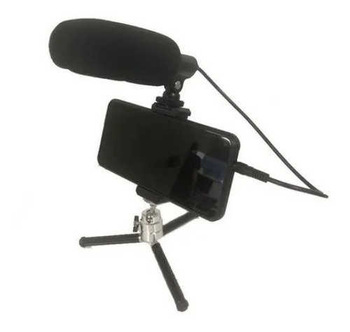 Microfono Para Celular Hugel Ly-v23 Con Tripode Y Soporte