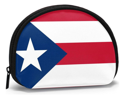 Monedero De La Bandera De Puerto Rico, Monedero Con Cremalle