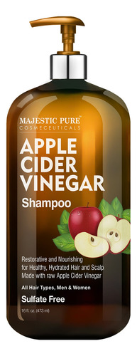  Majestic Pure Apple Cider Vinegar Shampoo - Restaura El Bril