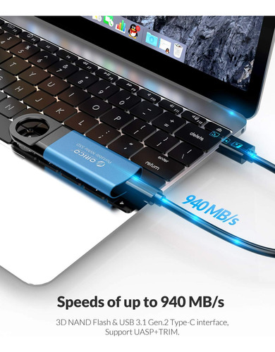 Orico 1t Mini M.2 Nvme Disco Duro Externo De Estado Sólido