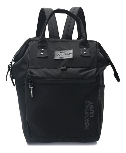 Mochila Boca De Pez Wanderlust Antirrobo Lisa Viaje Urbana