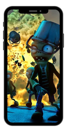 Invitación Digital Plants Vs Zombies - Invitame A Mi Verde Musgo