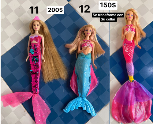 Barbies Fairytopia Elina Sirenas Dhalia Dandelion Crystal (Usado)