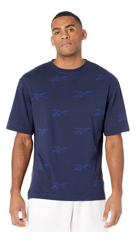 Camiseta Gráfica Estándar Reebok Para Hombre, Estampado Repe