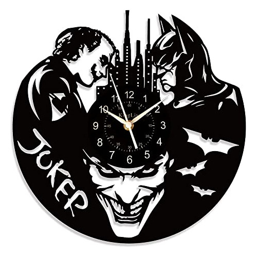 Sandiksha Super Hero - Reloj De Pared Led De 7 Colores, 11.8