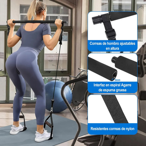 200 Lbs Kit De Pilates Banda De Resistencia Gimnasio Ligas Bandas Elasticas Ejercicio Kit De Ejercicio Ejercicios En Casa Yoga Fitness Con Cuerda Para Saltar