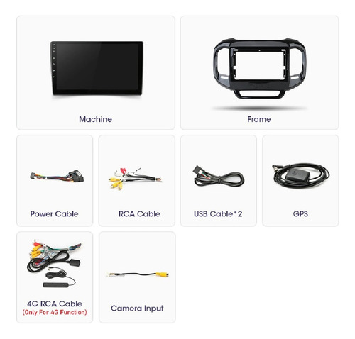Multimidia Android Fiat Toro 2016-22 Octacore 6/64gb 4g