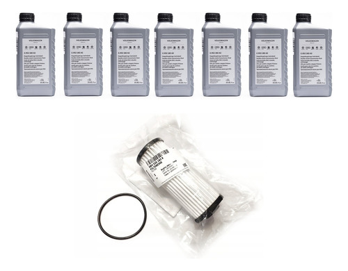 Kit 7 Óleo Câmbio Dsg Dq500 Tiguan Audi Q3 A3 Original Vw