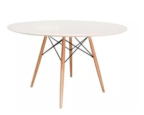 Mesa Circular Eames Hogaron 60 Cm (con 4 Patas) Amv