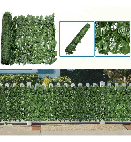 Enredadera Artificial Cerco Jardin Vertical Rollo 3mts X 050