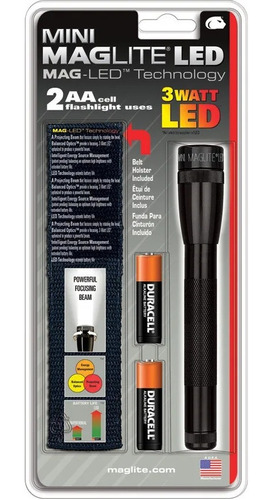 Linterna Led Negra Forro Nylon Maglite 075-00053 Xavi