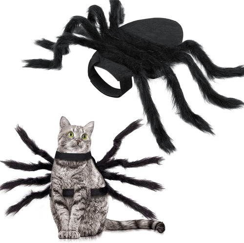 Disfraz De Araña Halloween Para Perro Gato Cosplay Mascotas